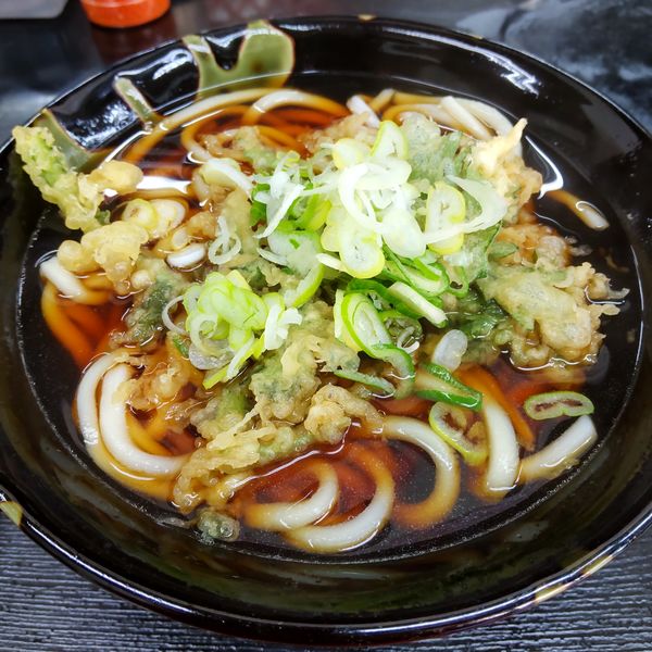 「春菊天（￥330）」@めん処 山一の写真