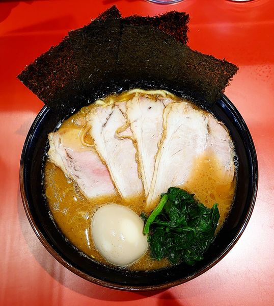 「チャーシューメン並＋味付玉子」@横浜ラーメン 真砂家の写真
