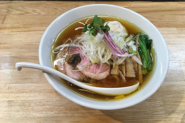 「手揉み中華そば」@中華ソバ ビリケンの写真