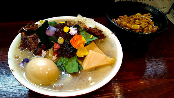 「肉の日限定/ベジョータハラミ旨味イベリコ豚タンメン+肉絲飯他」@らーめん 五ノ神精肉店 煮干し編の写真