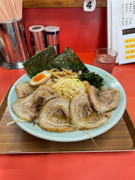 「炙りトロチャーシュー」@ラーメンショップ 鷲宮店の写真