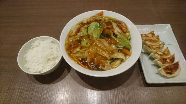 「スタミナ冷やし大盛」@スタミナラーメン がむしゃの写真