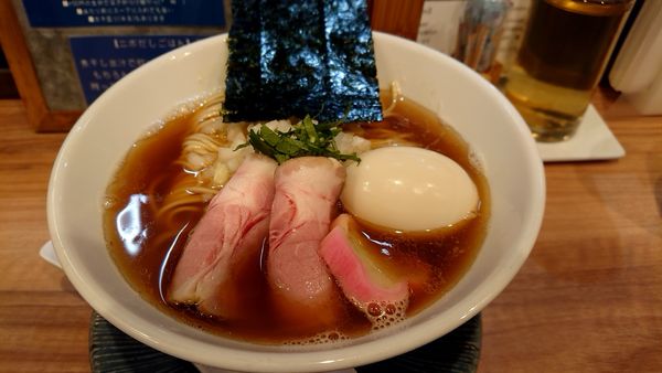 「煮干しソバ 煮玉子 あえ玉」@中華ソバ 篤々 TOKU-TOKUの写真