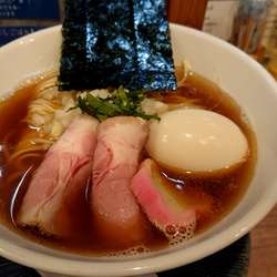 煮干しソバ 煮玉子 あえ玉