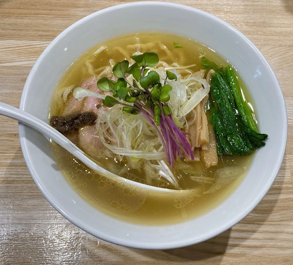 「手揉み中華そば（塩）」@中華ソバ ビリケンの写真