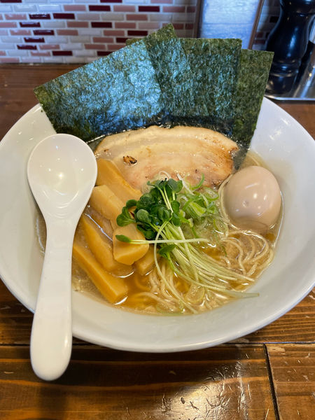 「味玉煮干しそば大盛」@煮干しそば 虎空の写真