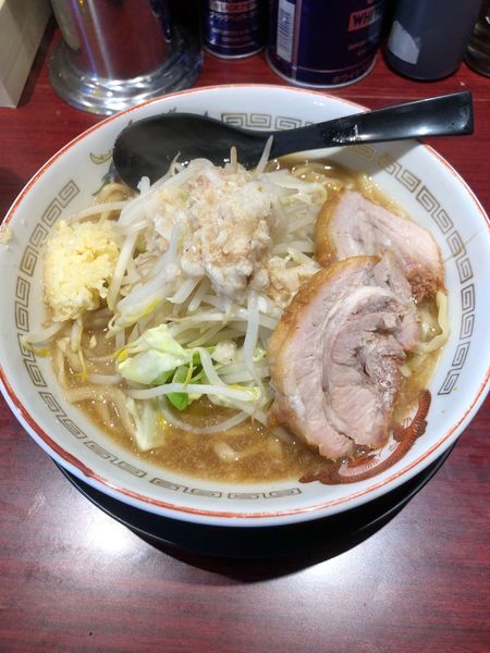 「小ラーメン　（ニンニク）」@豚山 白楽店の写真