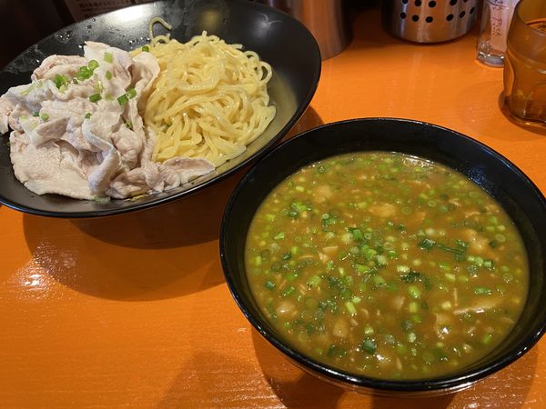 「カレーつけ麺＋豚盛」@かれー麺 実之和 赤坂店の写真