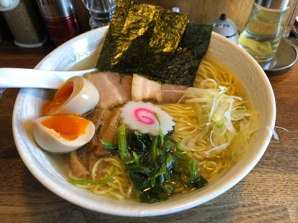 「特・塩そば890円」@泉岳寺 らーめん徳の写真