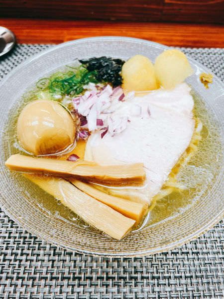 「冷製鯵煮干し 塩」@麺や 睡蓮の写真