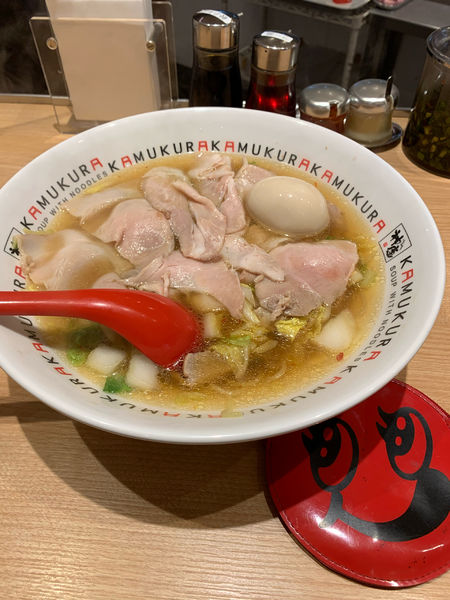 「チャーシュー煮玉子ラーメン」@どうとんぼり神座 新宿店の写真