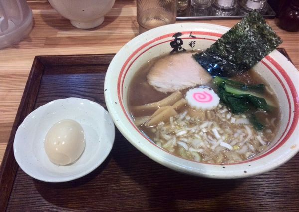 「らーめん(小)＋味玉」@人形町 兎屋の写真