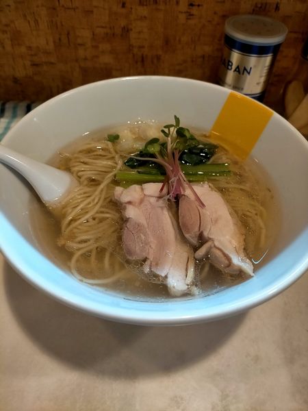 「塩生姜らー麺」@塩生姜らー麺専門店 MANNISH 浅草店の写真