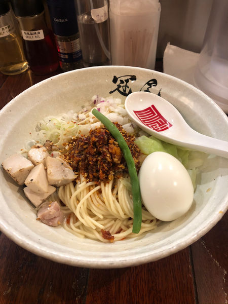 「濃厚辛和え麺」@らぁめん冠尾 恵比寿西店の写真