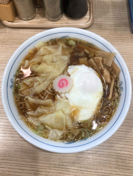 「ワンタンメン玉子（￥650+50）」@らーめん 高尾の写真
