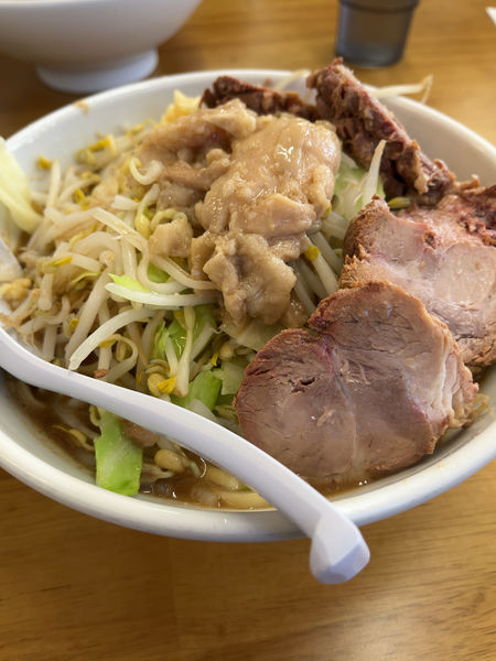 「ど豚骨ラーメン並(豚マシ)」@宮二郎の写真