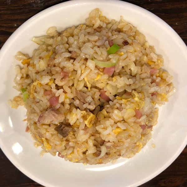「ランチメニュー（坦々麺チャーハンセット）750円くらい？失念」@八福食堂 富里店の写真