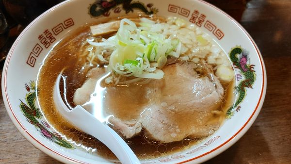 「朝専用中華そば　醤油」@らあめん 寸八 総本店の写真