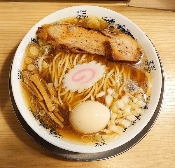 「煮干しそば(並)＋味玉」@煮干そば 流。の写真