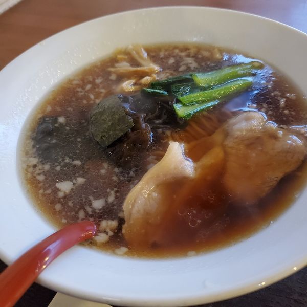 「正油ラーメン/細麺/中盛(¥790)」@イツワ製麺所食堂の写真