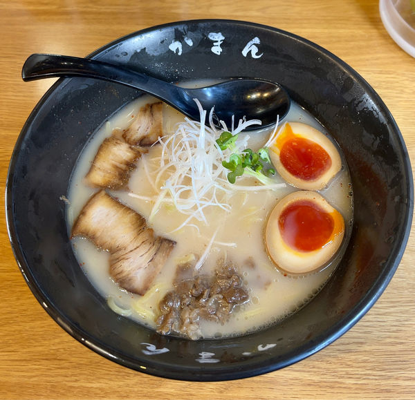 「牛骨ラーメン（850円）」@かまんの写真