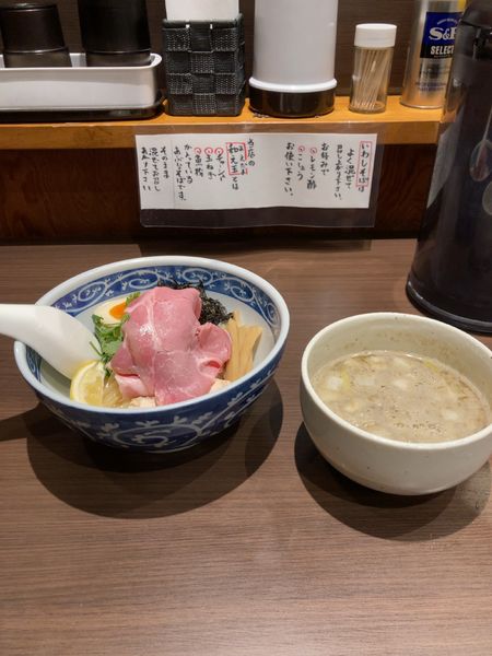 「特製煮干つけ麺 1240円」@寿製麺よしかわ 坂戸店の写真