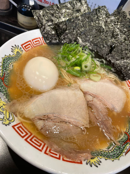 「味玉海苔ラーメン」@博多ラーメン専門店 幸ちゃんラーメン 西月隈店の写真