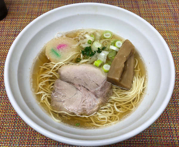 「魚だし朝ラーメン」@中華そば たま河の写真