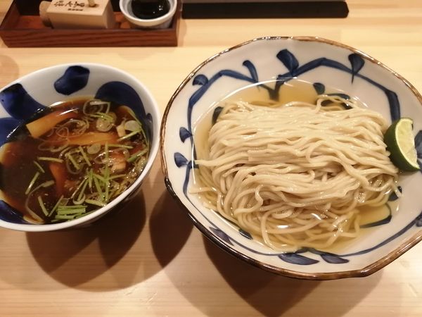 「つけ麺¥1000（大盛無料）」@自家製麺 ロビンソンの写真