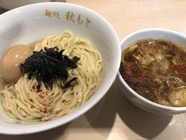 「味玉塩つけ麺」@麺処 秋もとの写真
