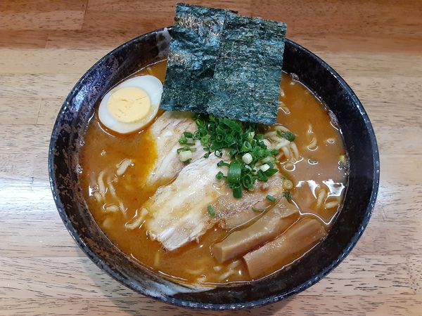「味噌ラーメン大盛り　ごはんサービス」@信州らーめん 安曇野の写真