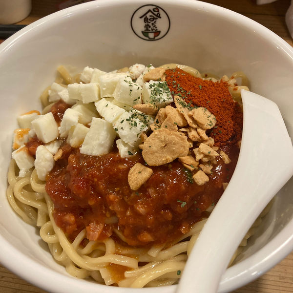 「アラビアータまぜそば」@イタリアンまぜそばのお店 みくちゃん食堂の写真