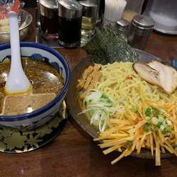 つけ麺　辛ネギトッピング