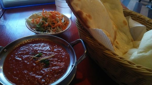 「ランチ マトンカレー 858円」@サンティ 八幡店の写真