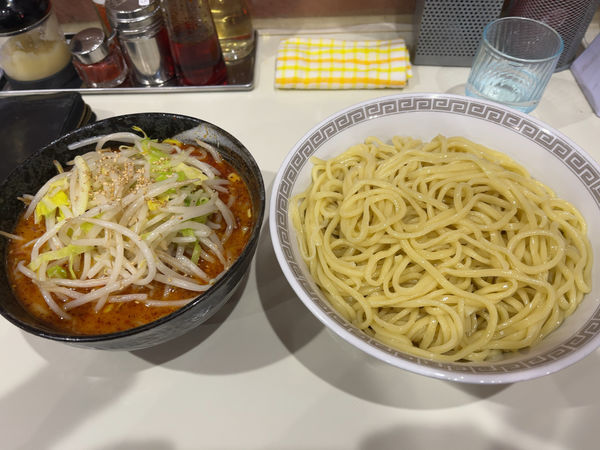 「もりそば（中）野菜+坦々に変更　1000円」@所沢大勝軒の写真