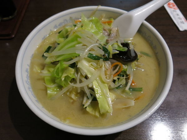 「タンメン＋麺大盛り：680円＋50円」@珍満茶楼の写真