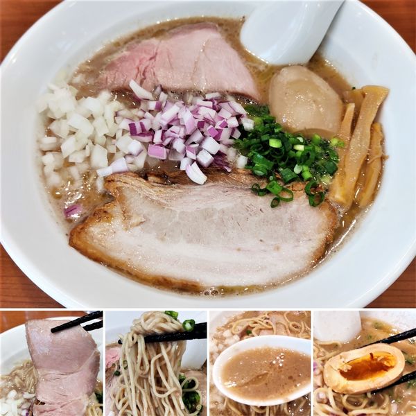 「こく煮節ラーメン(限定)＋味玉＝970円」@中華そば 七麺鳥の写真