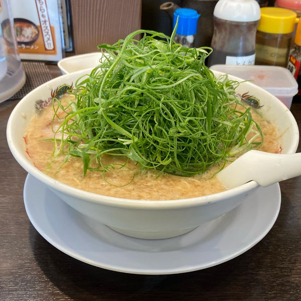 「こってりラーメン　葱」@来来亭 小平仲町店の写真