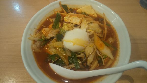 「【冬季限定】牡蠣と牛肉の辣椒タンメン(¥980)」@中華蕎麦 はるの写真