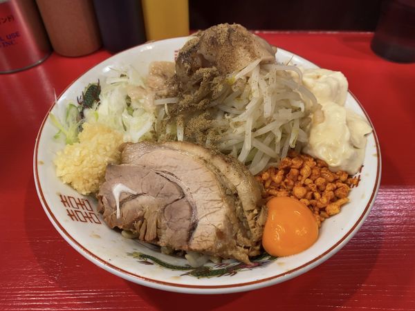 「まぜそば（ミニ）」@ラーメン鷹の目 北千住店の写真