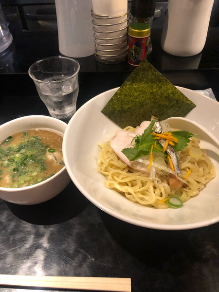 「牡蠣と煮干しの鶏白湯つけめん　1200円」@Tonariの写真