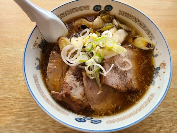 「ネギチャーシューメン」@手打ラーメン 長八の写真