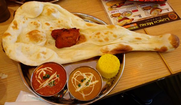 「2種のカレーセット（1,080円）」@Happy ThinkPark店の写真