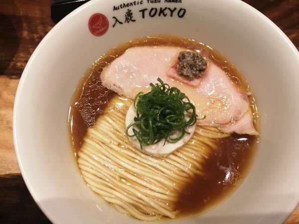 「ポルチーニ醤油らぁ麺¥1100」@入鹿TOKYOの写真