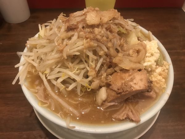 「ミニラーメン（味噌）全マシ」@龍麺 ふえ郎の写真
