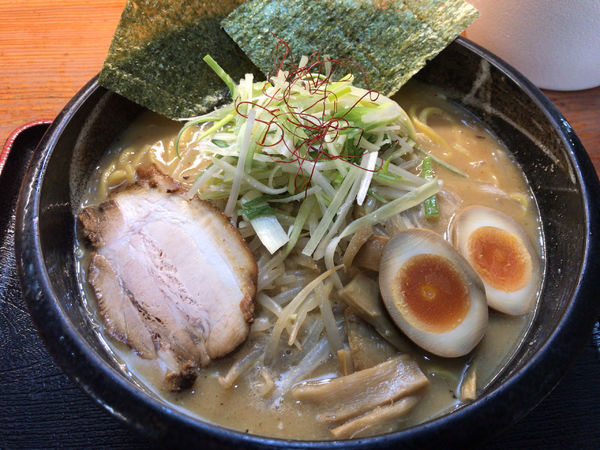 「濃厚味噌(並)+クーポン味玉 830円」@麺場 もっけいの写真