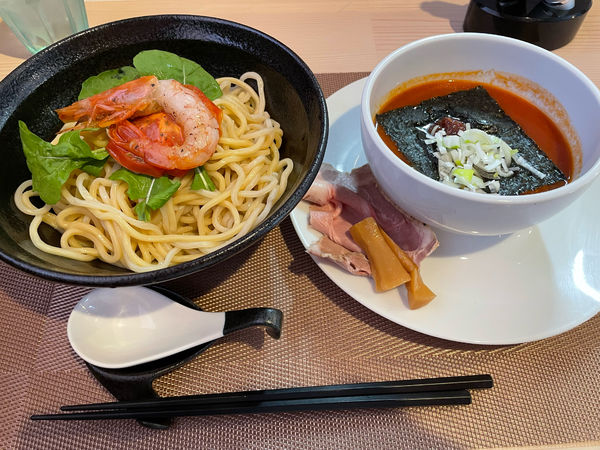 「【限定10食】濃厚海老トマトつけ麺1200円」@麺屋 い志だの写真