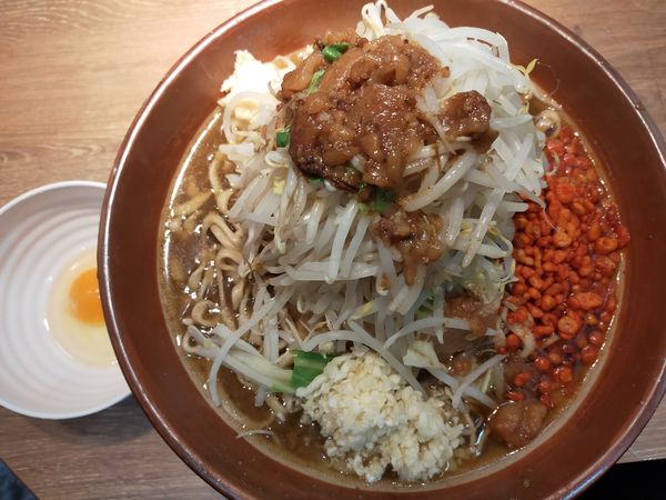 「【限定】カリー大1050円(700g)+生卵50円」@麺屋 浜一の写真