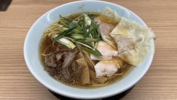 「鶏ワンタン麺」@笠岡らーめん TAKETONBOの写真