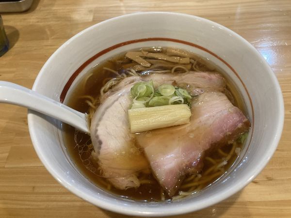 「らーめん正油 850円」@川の先の上の写真